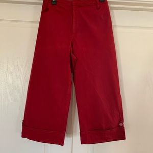 Lane Bryant red Capri pants